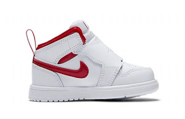 Nike Air Jordan 1 Sky Sko Til Børn Hvid Rød