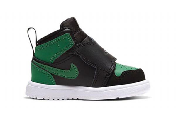 Nike Air Jordan 1 Sky Sko Til Børn Sort Grøn
