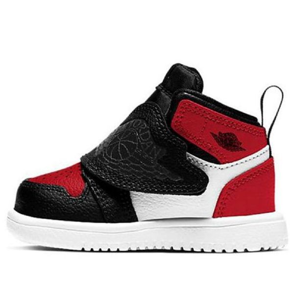 Nike Air Jordan 1 Sky Sko Til Børn Sort Rød