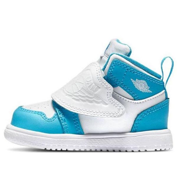 Nike Air Jordan 1 Sky Td Sko Til Børn Hvid Blå