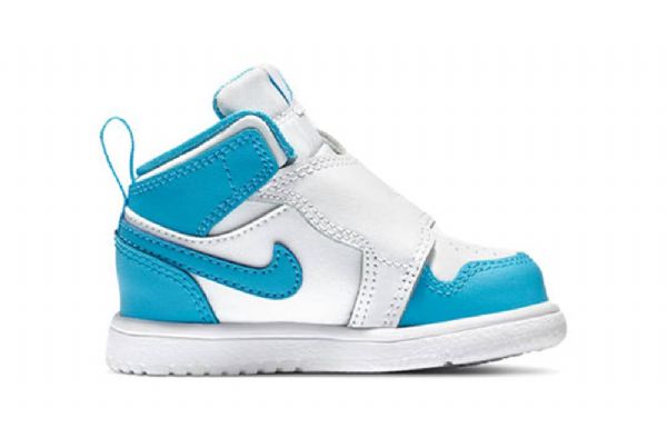 Nike Air Jordan 1 Sky Td Sko Til Børn Hvid Blå