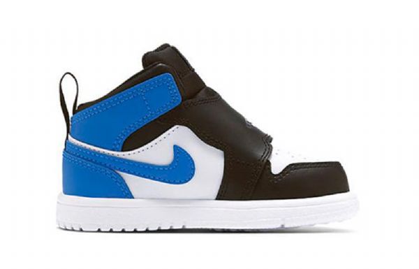 Nike Air Jordan 1 Sky Td Sko Til Børn Sort Blå Hvid