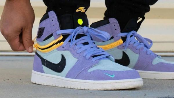 Nike Air Jordan 1 Switch Pulse Sko Til Mænd Lilla