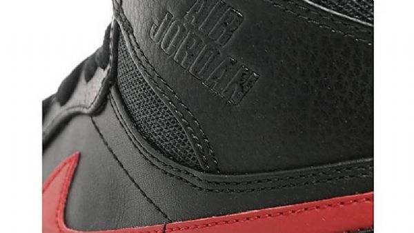 Nike Air Jordan 1 Swoosh Sko Til Mænd Sort Rød