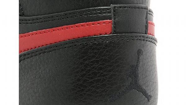 Nike Air Jordan 1 Swoosh Sko Til Mænd Sort Rød