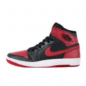 Nike Air Jordan 1 The Return Wide Sko Til Mænd Rød Sort