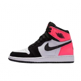 Nike Air Jordan 1 Valentinsdag Sko Til Mænd Sort Lyserød