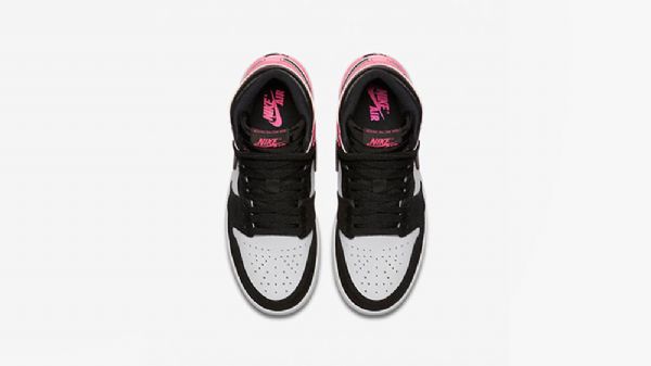 Nike Air Jordan 1 Valentinsdag Sko Til Mænd Sort Lyserød