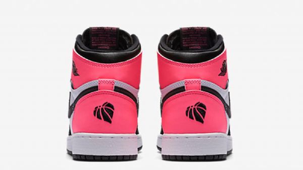 Nike Air Jordan 1 Valentinsdag Sko Til Mænd Sort Lyserød