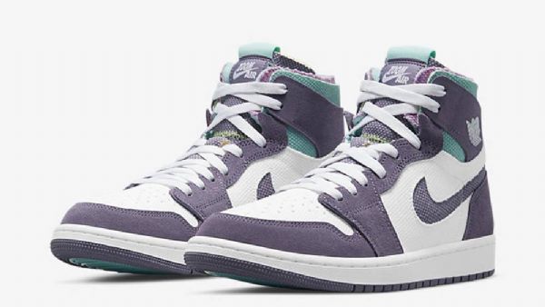 Nike Air Jordan 1 Zoom cmft Daybreak Tropical Twist Sko Til Mænd Lilla Hvid