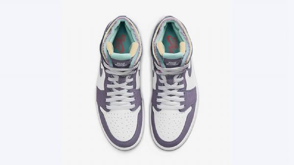 Nike Air Jordan 1 Zoom cmft Daybreak Tropical Twist Sko Til Mænd Lilla Hvid