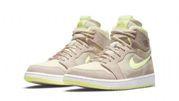 Nike Air Jordan 1 Zoom cmft Lemon Twist Sko Til Damer Brun Mint