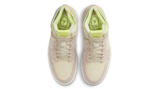 Nike Air Jordan 1 Zoom cmft Lemon Twist Sko Til Damer Brun Mint