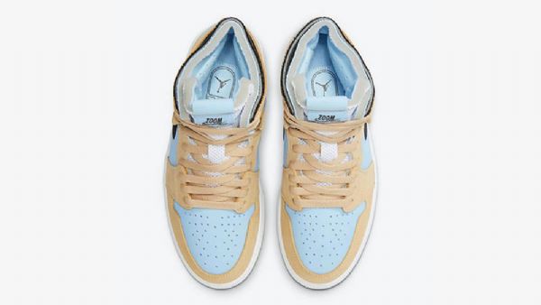 Nike Air Jordan 1 Zoom cmft Psychic Sko Til Damer Blå Brun
