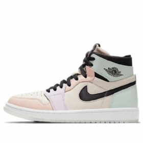 Nike Air Jordan 1 Zoom Air cmft Retro Basketball Sko Til Damer Lys Lilla