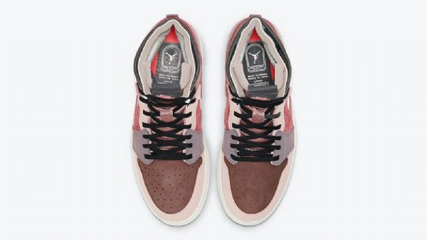 Nike Air Jordan 1 Zoom Comfort Canyon Rust Sko Til Damer Flerfarvet