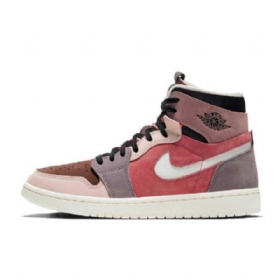 Nike Air Jordan 1 Zoom Comfort Canyon Rust Sko Til Mænd Flerfarvet