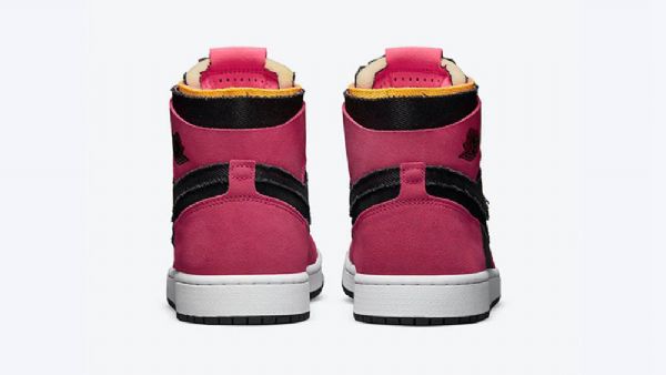 Nike Air Jordan 1 Zoom Comfort Fireberry Sko Til Mænd Burgundy Sort