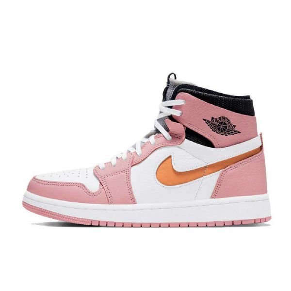 Nike Air Jordan 1 Zoom Comfort Glaze Sko Til Damer Lyserød