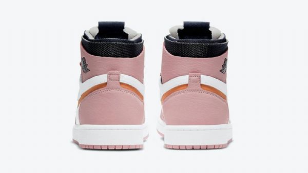 Nike Air Jordan 1 Zoom Comfort Glaze Sko Til Damer Lyserød