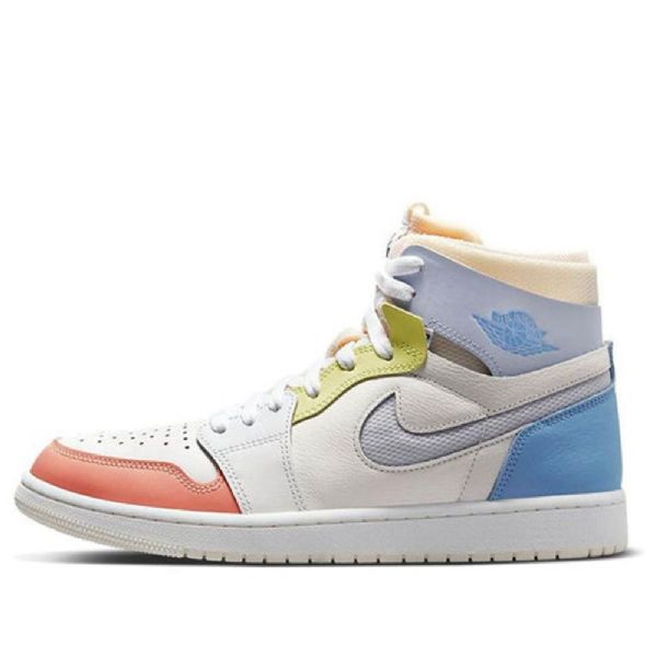 Nike Air Jordan 1 Zoom Air Comfort Høje Overdele Retro Basketball Sko Til Mænd Flerfarvet