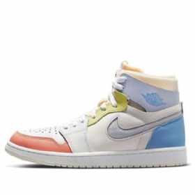 Nike Air Jordan 1 Zoom Air Comfort Høje Overdele Retro Basketball Sko Til Mænd Flerfarvet
