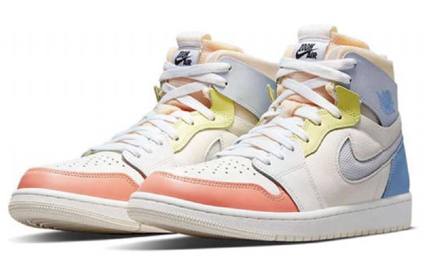 Nike Air Jordan 1 Zoom Air Comfort Høje Overdele Retro Basketball Sko Til Mænd Flerfarvet