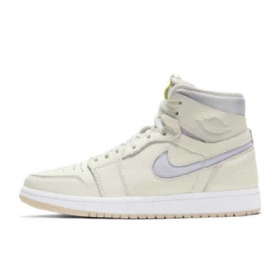 Nike Air Jordan 1 Zoom Comfort Pearl Sko Til Damer Hvid