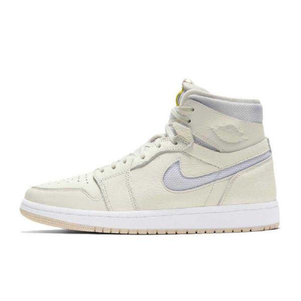 Nike Air Jordan 1 Zoom Comfort Pearl Sko Til Mænd Hvid