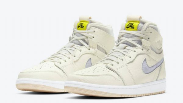 Nike Air Jordan 1 Zoom Comfort Pearl Sko Til Mænd Hvid
