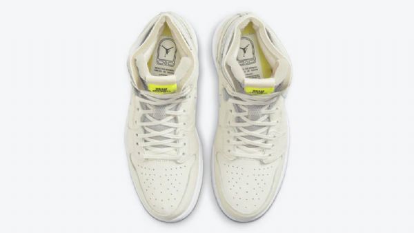 Nike Air Jordan 1 Zoom Comfort Pearl Sko Til Mænd Hvid