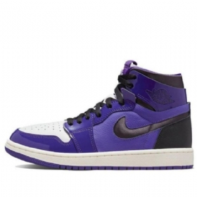 Nike Air Jordan 1 Zoom Comfort Retro Basketball Sko Til Damer Lilla
