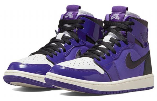 Nike Air Jordan 1 Zoom Comfort Retro Basketball Sko Til Damer Lilla