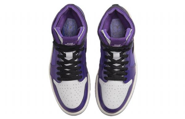 Nike Air Jordan 1 Zoom Comfort Retro Basketball Sko Til Damer Lilla
