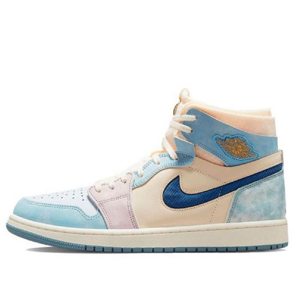 Nike Air Jordan 1 Zoom Comfort Retro Basketball Sko Til Mænd Blå