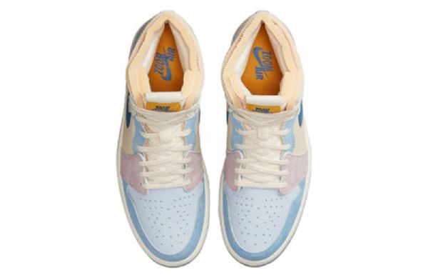 Nike Air Jordan 1 Zoom Comfort Retro Basketball Sko Til Mænd Blå