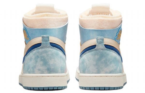 Nike Air Jordan 1 Zoom Comfort Retro Basketball Sko Til Mænd Blå