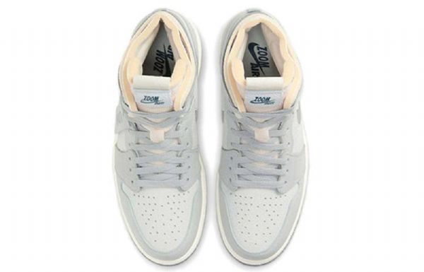 Nike Air Jordan 1 Zoom Comfort Retro Basketball Sko Til Mænd Grå