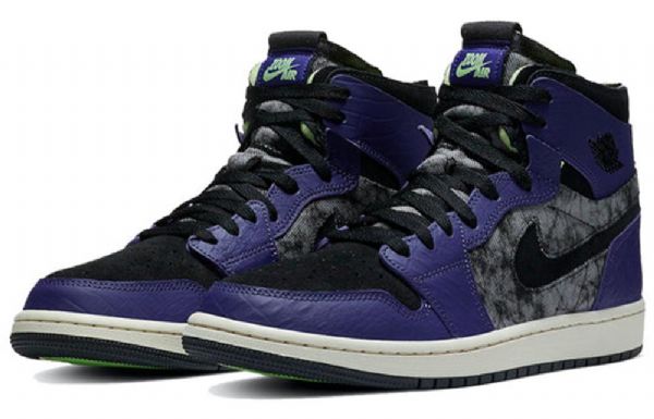 Nike Air Jordan 1 Zoom Comfort Retro Basketball Sko Til Mænd Lilla