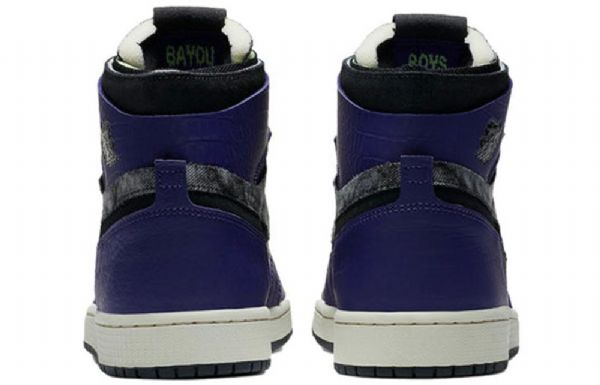 Nike Air Jordan 1 Zoom Comfort Retro Basketball Sko Til Mænd Lilla