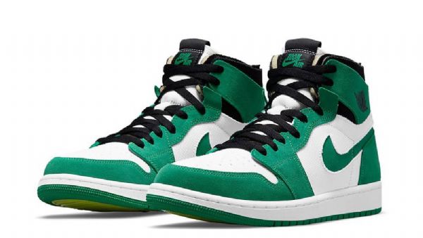 Nike Air Jordan 1 Zoom Comfort Stadium Sko Til Mænd Grøn Hvid