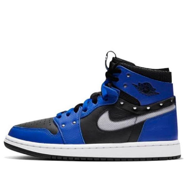 Nike Air Jordan 1 Zoom Komfort Se Retro Basketball Sko Til Damer Sort Blå