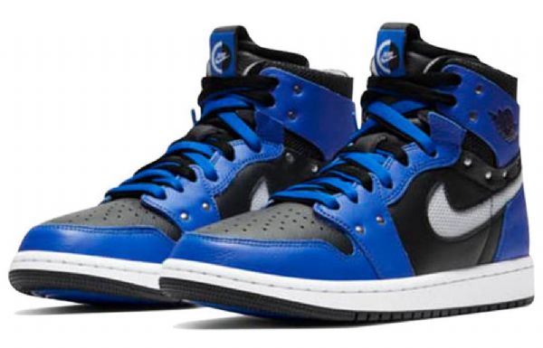 Nike Air Jordan 1 Zoom Komfort Se Retro Basketball Sko Til Damer Sort Blå