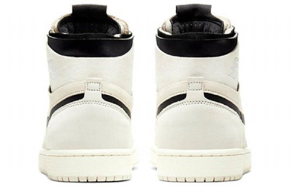 Nike Air Jordan 1 Zoom Retro Basketball Sko Til Damer Hvid