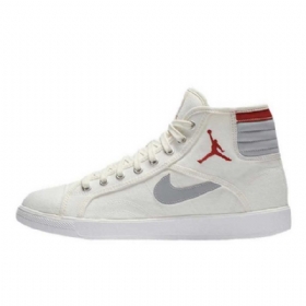 Nike Air Jordan Sky High Tops Og Sko Til Mænd Hvid