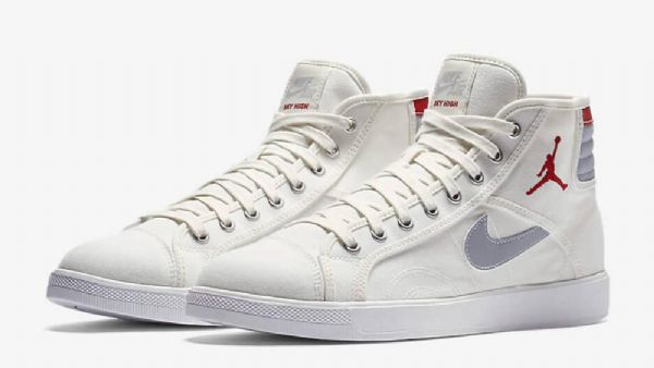 Nike Air Jordan Sky High Tops Og Sko Til Mænd Hvid