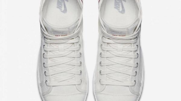 Nike Air Jordan Sky High Tops Og Sko Til Mænd Hvid