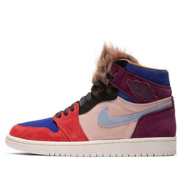 Nike Aleali May Air Jordan 1 Retro Høje Overdele Basketball Sko Til Damer Flerfarvet