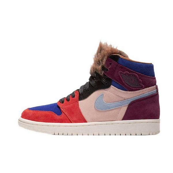 Nike Aleali May Jordan 1 Retro Høje Overdele Viotech Sko Til Damer Flerfarvet
