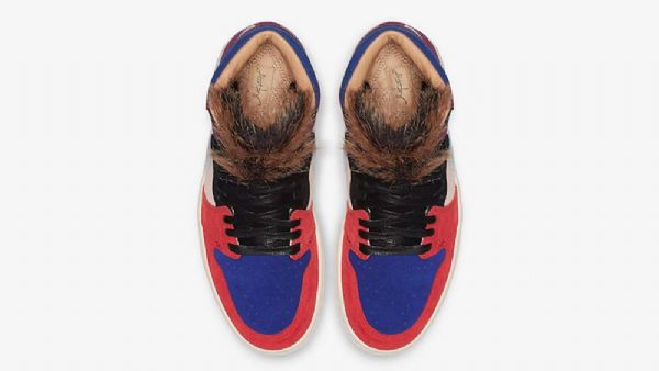 Nike Aleali May Jordan 1 Retro Høje Overdele Viotech Sko Til Damer Flerfarvet
